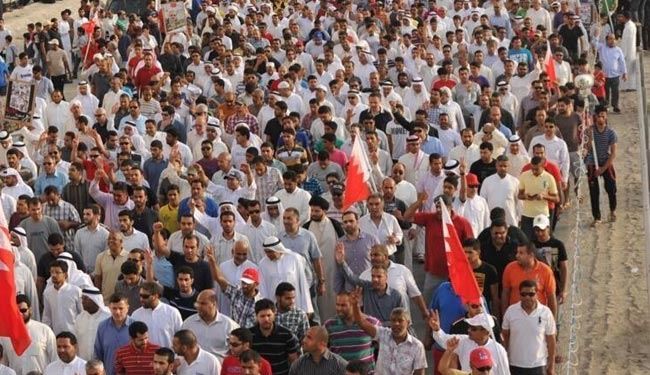 تظاهرات ضد دولتی گسترده بحريني ها در منامه