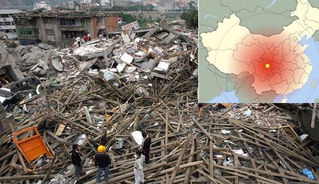 مئات القتلى والجرحى بزلزال في الصين