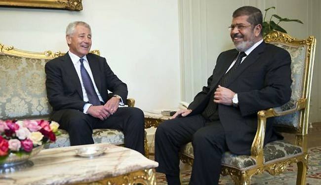 هيغل يؤكد التزام واشنطن الدعم العسكري للقاهرة
