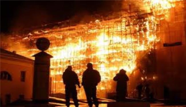 38 کشته در آتش سوزی بیمارستانی در مسکو