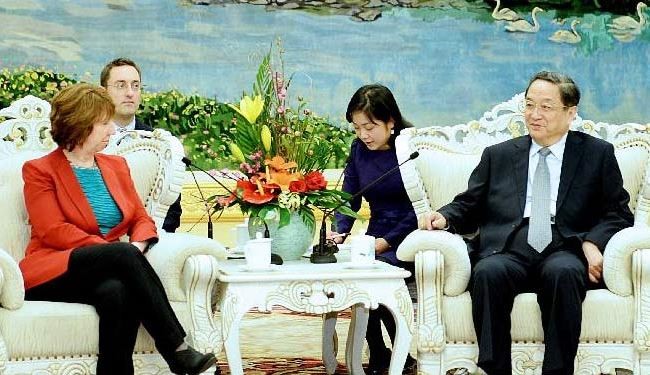 Iran on top of Ashton agenda in China