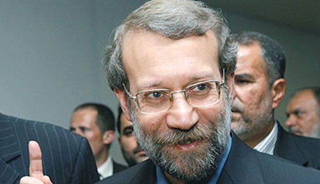 لاريجاني يؤكد وقوف ايران حكومة وشعبا لجانب سوريا
