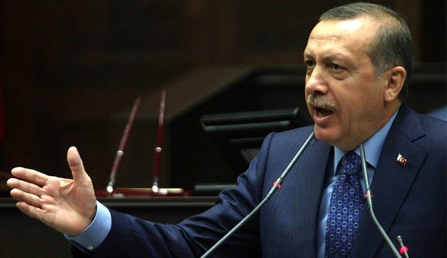 اردوغان: العدوان الاسرائيلي على سوريا غير مقبول