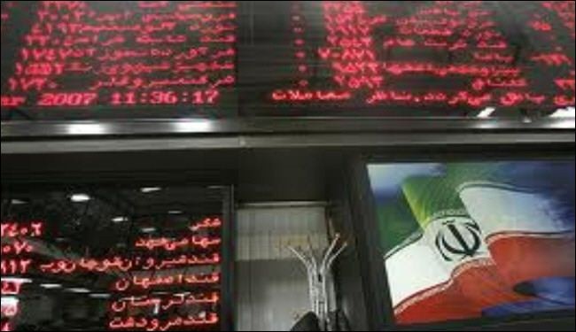 مؤشر بورصة طهران يتجاوز 45 الف نقطة