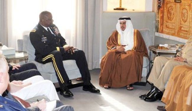 نائب ملك البحرين يستعرض التنسيق مع الاميركيين