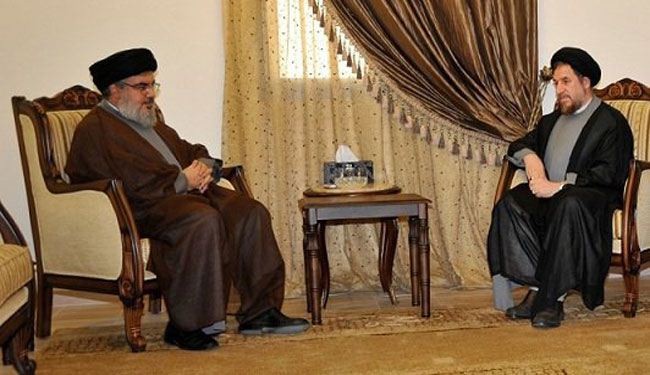 السيد حسن نصر الله يستقبل مساعد الرئيس الإيراني
