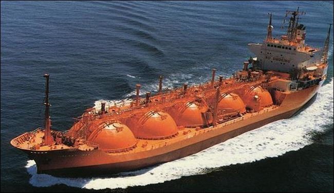 تصدیر اکثر من 726 الف طن من الغاز السائل الايراني