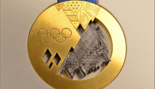 الكشف عن ميداليات أولمبياد سوتشي 2014 الشتوي