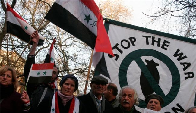 مردم انگلیس با تسلیح تروریست ها در سوریه مخالفند