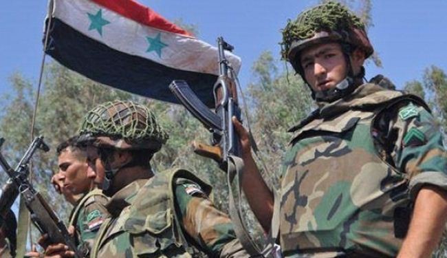 الجيش السوري يتوعد بضرب المسلحين اينما كانوا وفي أي شبر
