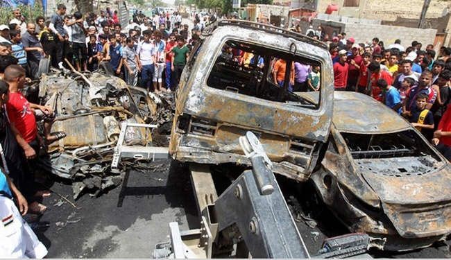 نقل جرحی الانفجار الارهابي في العراق الی ایران