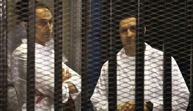 فرزندان دیکتاتور مخلوع مصر آزاد شدند