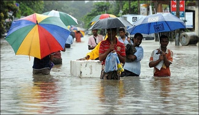 40 قتيلا في امطار موسمية في سريلانكا