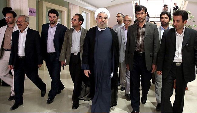 اليوم .. اول مؤتمر صحفي للرئيس المنتخب روحاني