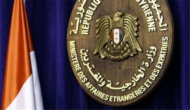 دمشق: قاهره شریک جرم تروریست‌ها در سوريه است