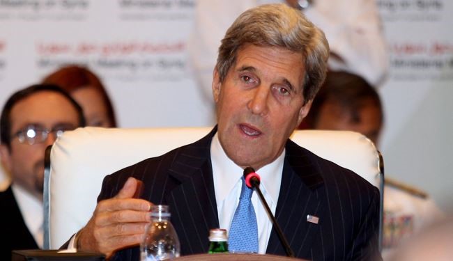 Kerry calls for continuing war in Syria