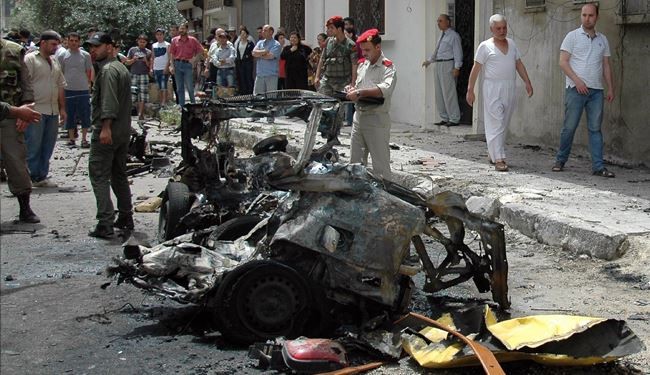 6 کشته در انفجار تروریستی منطقه المزه دمشق