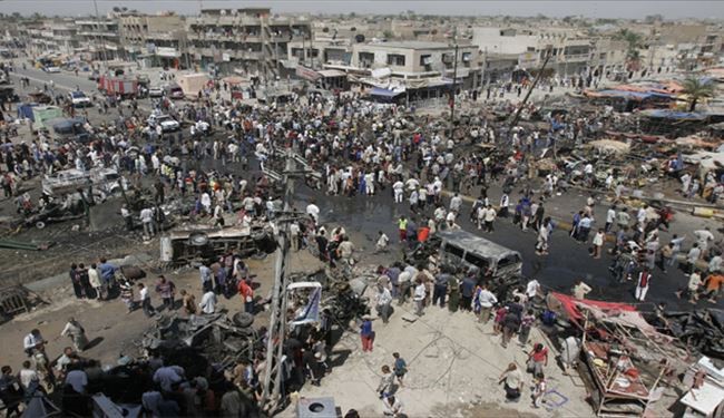Dozesns killed in Iraq explosions