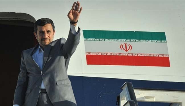 Ahmadinejad to Russia for GECF, Syria talks