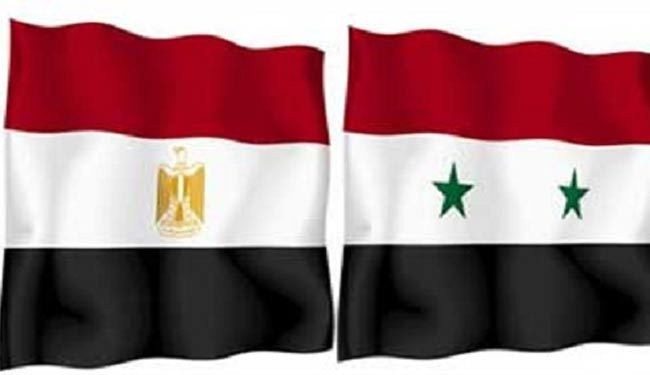 اعتصام امام السفارة المصرية في دمشق