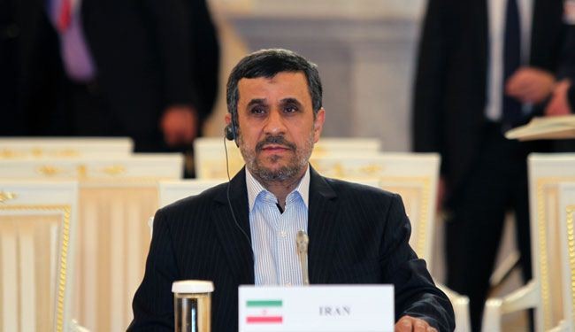 احمدي نجاد : يجب تنفيذ آليات واضحة لتحديد سعر الغاز
