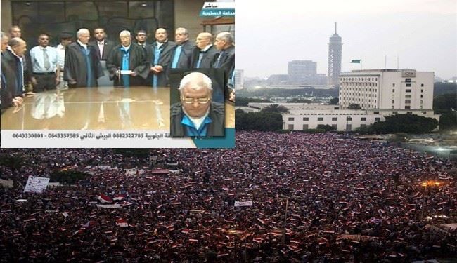 Egypt’s Mansour sworn in as interim president
