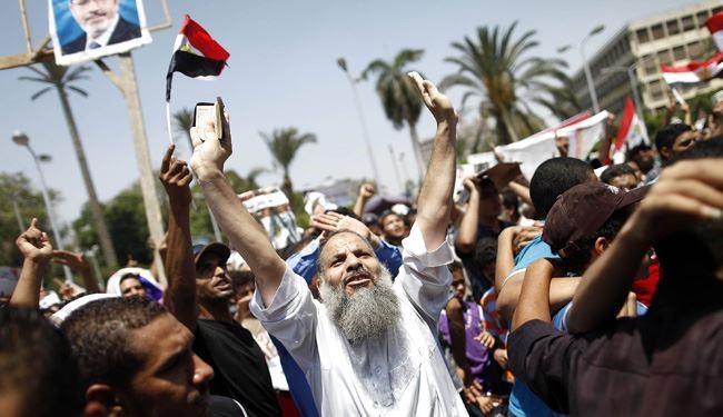 تظاهرة لأنصار الرئيس المصري المعزول محمد مرسي في القاهرة