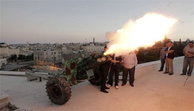 شلیک توپ افطار در فلسطین ممنوع شد