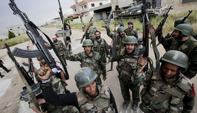 الجيش السوري يدمر مقرات المسلحين في القابون بدمشق