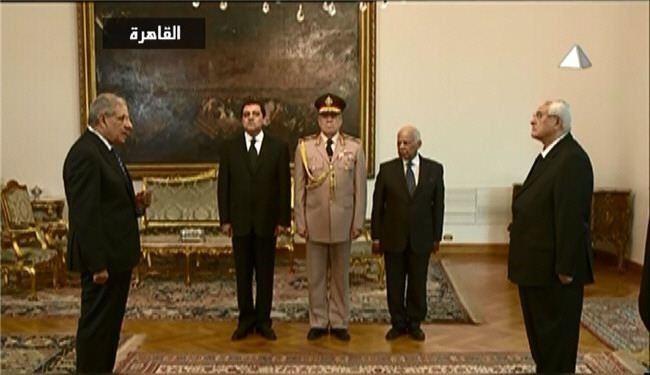 کابینه موقت مصر سوگند یاد کرد