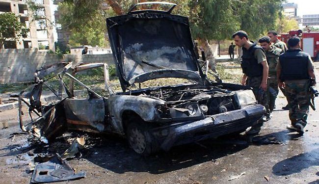 12 قتيلاً بينهم نساء واطفال في تفجير جنوبي دمشق