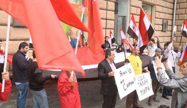 Pro-Syria rallies held in European capitals