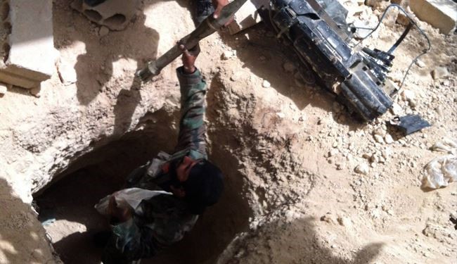 جنگ تونل ها در سوریه؛ ارتش به تونل یاب مجهز است