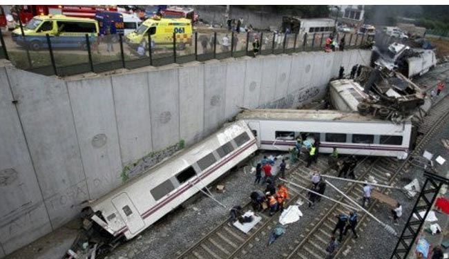 حدود 50 نفر در حادثه قطار اسپانیا کشته شدند