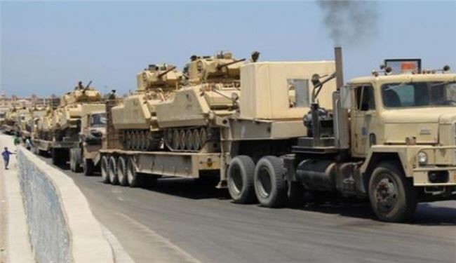 هلاکت ده فرد مسلح در عملیات ارتش مصر در سینا