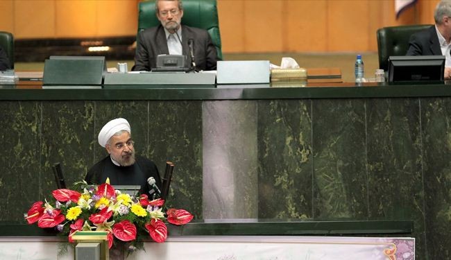 Rouhani urges closer co-op between gov’t, Majlis