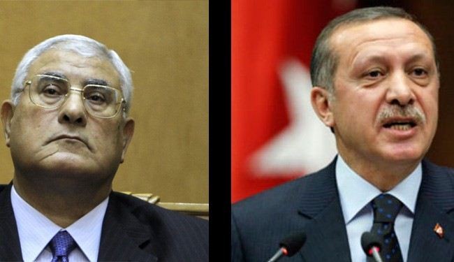 Turkey, Egypt recall envoys over unrests