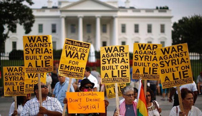 Obama trying to defy rejection of Syria war