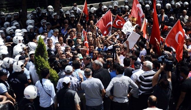 Turkey opposition against Syria strike