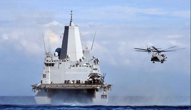 Sixth US warship approaches toward Syria