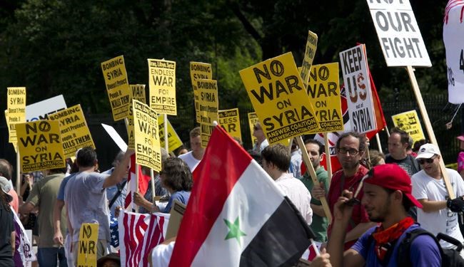 تظاهرات ضد جنگ در انگلیس ادامه دارد