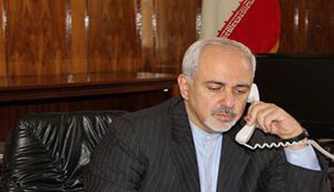 ظریف يبحث هاتفیاً الشأن السوري مع بان کي مون