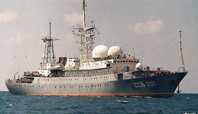 Russia deploys Syria intelligence ship