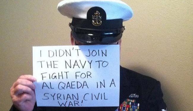 US troops, veterans against helping al-Qaeda in Syria