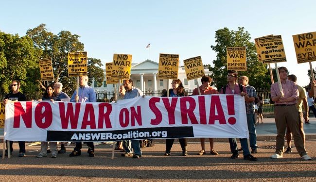مخالفت 85 درصد مردم جهان با حمله به سوریه‌‌