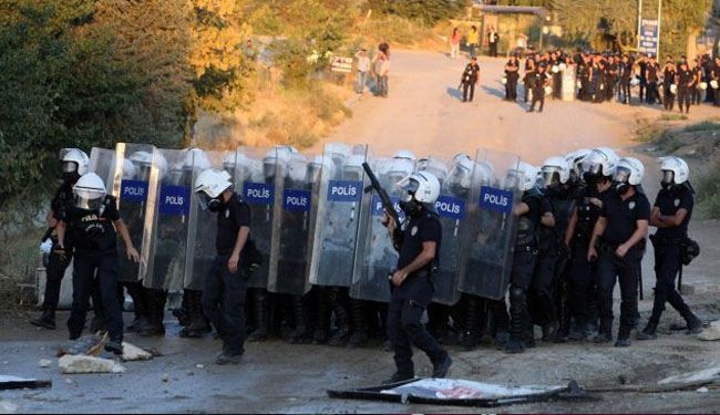 Turkish police use force against students