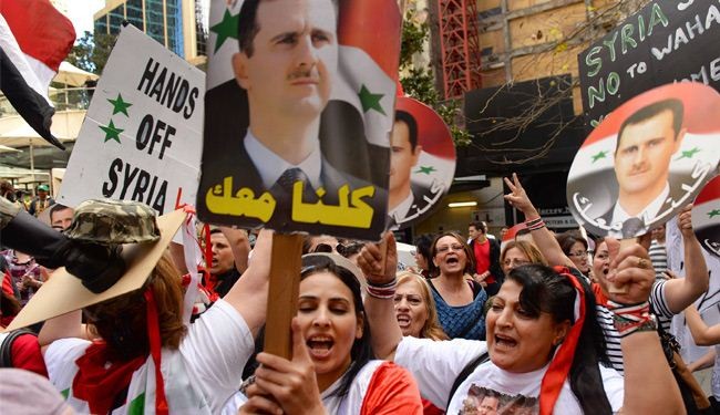تظاهرة في سيدني تندد بالتهديدات الاميركية ضد سوريا