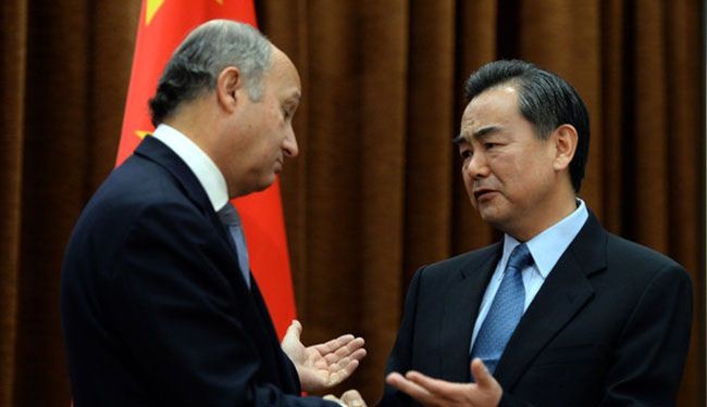 China, France uphold deal on Syria CWs