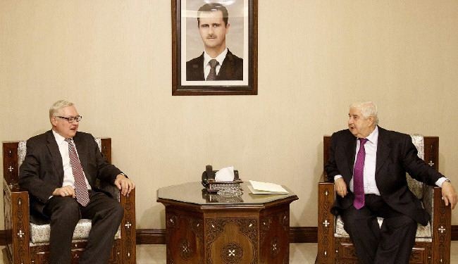 المعلم يستقبل نائب وزير الخارجية الروسي في دمشق