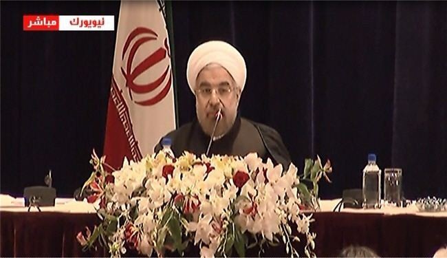 Rouhani: Terrorism support in Syria must stop